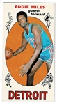 1969 Topps Basketball #21 Eddie Miles - Detroit Pistons